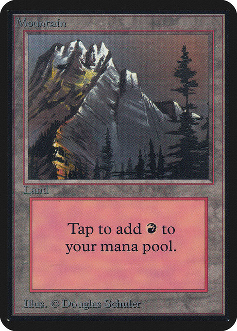 Mountain  - Basic Land — Mountain - ({T}: Add {R}.)